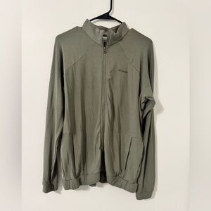Columbia Olive Zip-Up Jacket